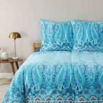 BETTWÄSCHEGARNITUR MERGELLINA Ocean blue