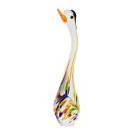 Gans Gartenflair inkl Stab 50 cm weiss