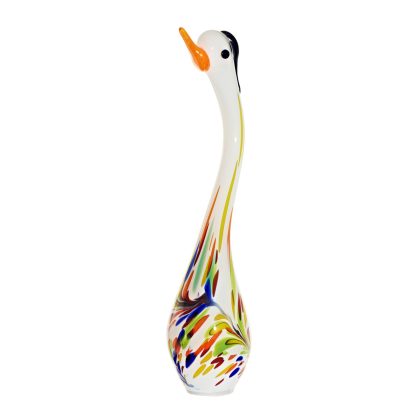 Gans Gartenflair inkl Stab 50 cm weiss