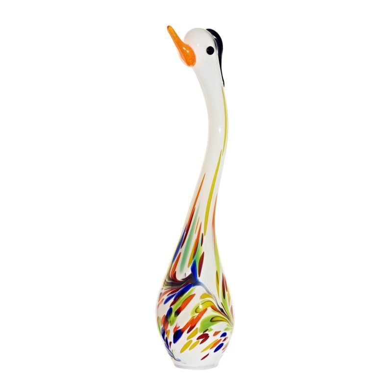 Gans Gartenflair inkl Stab 50 cm weiss