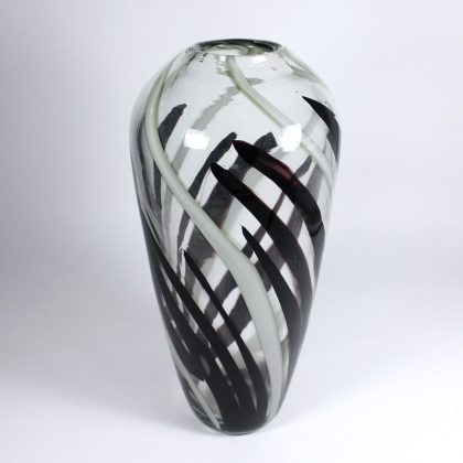 Glasvase Flame Murano 36cm violett
