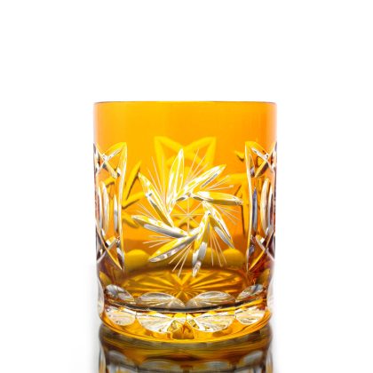Whiskyglas Schleuderstern 280ml orange