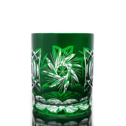 Whiskyglas Schleuderstern 280ml rot
