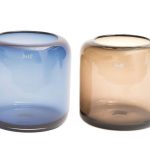 Glasvase Mazurka Colori 26cm blau