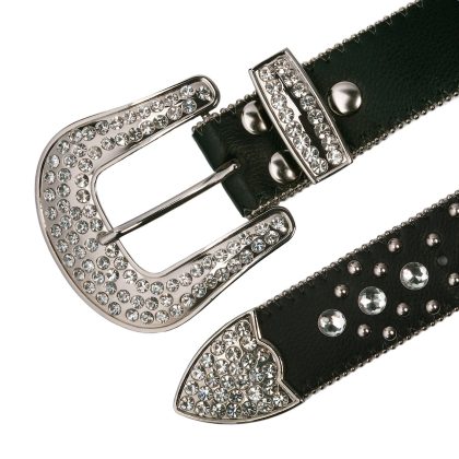 Gürtel Aletta aus Leder für Damen Glam Gr. S