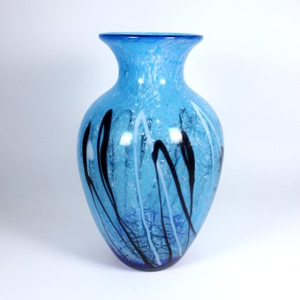 Glasvase Blue Ocean Murano 30