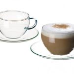 Cappuccinotasse mit Unterteller 4er Set