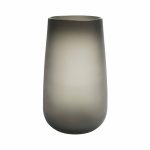 Glasvase Robert 2.0 Colori 54cm grau matt