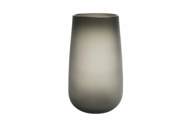 Glasvase Robert 2.0 Colori 54cm grau matt