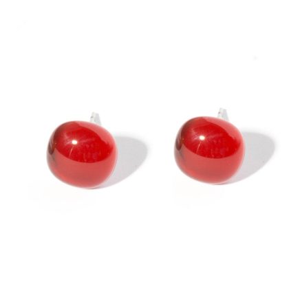 Ohrstecker Glasperle Simply Rot