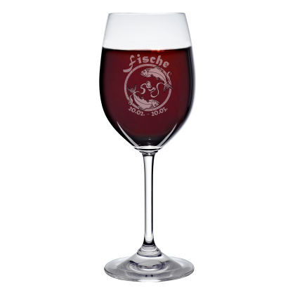 Weinkelch 300ml mit Sternzeichen Jungfrau