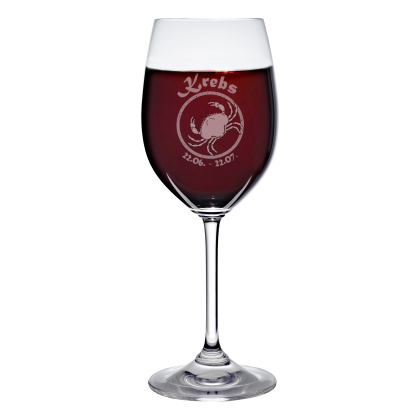 Weinkelch 300ml mit Sternzeichen Löwe