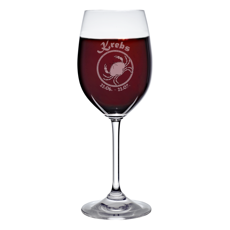 Weinkelch 300ml mit Sternzeichen Löwe