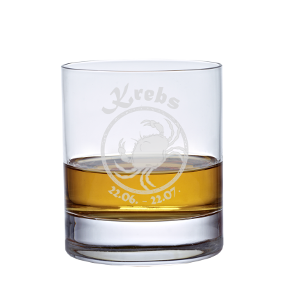 Whiskyglas (320ml) mit Sternzeichen Löwe