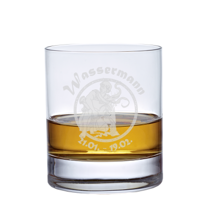 Whiskyglas (320ml) mit Sternzeichen Widder