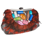 Handtasche Clutch Limenitis für Damen Glam