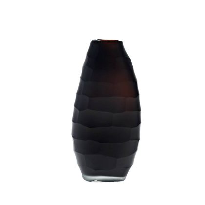Blütenvase Mini Blumen Tischvase Dekoration Moonlight Höhe 18cm braun Handmade