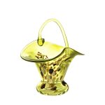 Glaskörbchen Pavel 23 cm beige