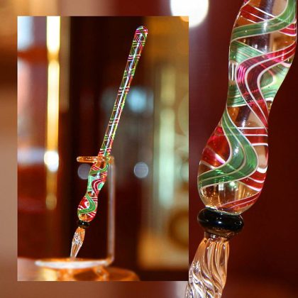 Glasfederschreiber "Feder" (17cm)