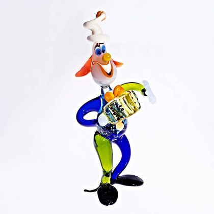 Clown mit Akkordeon ''Big'' (10-20cm)