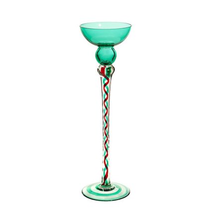 Kerzenhalter Jozy grün "Art Queen" (40cm)