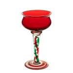 Windlicht Jozy rot "Art Queen" (26cm)