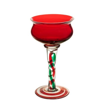 Windlicht Jozy rot "Art Queen" (26cm)