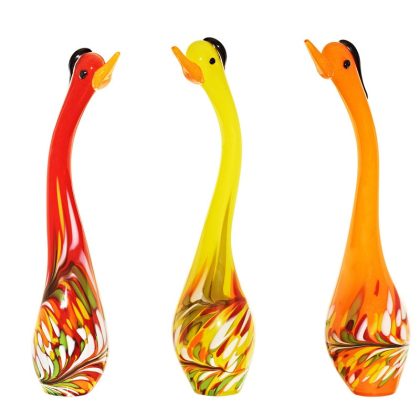 Gans klein Gartenflair inkl Stab 40 cm orange