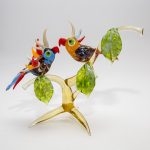 Kakadu auf Ast ''Composition'' (16-22 cm)