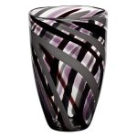 Glasvase Flame Murano 28cm violett