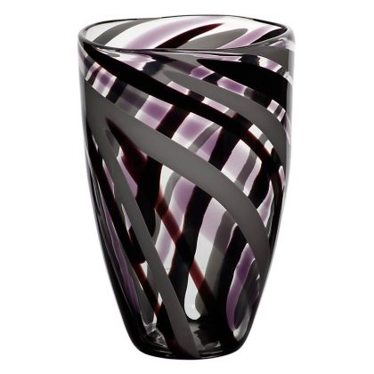 Glasvase Flame Murano 28cm violett