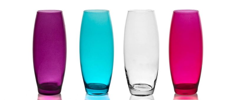 Glasvase Rainbow 26cm klar