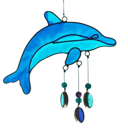 Fensterhänger Delphin "Dekoration" (25 cm)