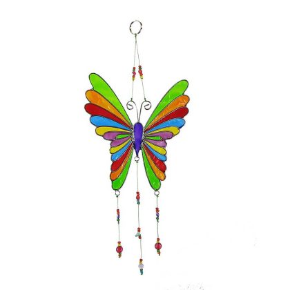 Fensterbild Schmetterling bunt (34cm)