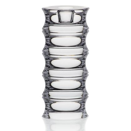 Kerzenhalter für Stabkerzen transparent 18cm Kristallglas