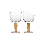 Eiscremeglas Vienna 2er-Set Amore Vero 19cm rosa