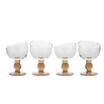Eiscremeglas Vienna 4er-Set Amore Vero 14cm rosa