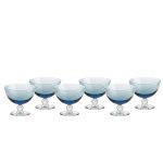 Eisschale Eisbecher Dessertschale 6er-Set aquablau Piccolo Colori 280ml Gelato