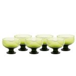 Eiscremeglas Eisbecher Desserschale grün Puro Colori 6er-Set 320ml Gelato