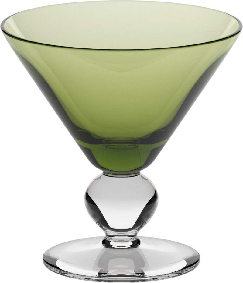 Eiscremeglas Cocktail Colori Vero 11cm grün