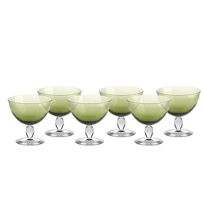 Eiscremeglas Mezzo 6er-Set Colori Vero 12cm grün