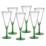 Eiscremeglas 6er-Set Toscana Amore Vero 30cm grün