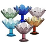 Eiscremeglas Eisbecher Eisglas Eisschale Seerose 6er-Set sortiert Colori Gelato 11cm
