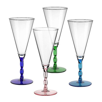 Eiscremeglas 4er-Set Toscana Amore Vero 30cm gemixt