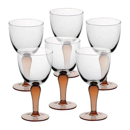 Eiscremeglas Campania 6er-Set rosa ''Amore Vero''