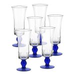Eiscremeglas 6er-Set Umbria Bambini 26cm blau