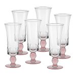 Eiscremeglas 6er-Set Umbria Bambini 26cm rosa