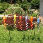 Hängespirale Gartenflair inkl Stab 40cm gelb