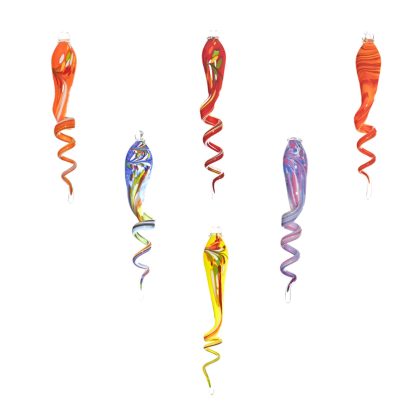 Hängespirale Gartenflair inkl Stab 40cm blau