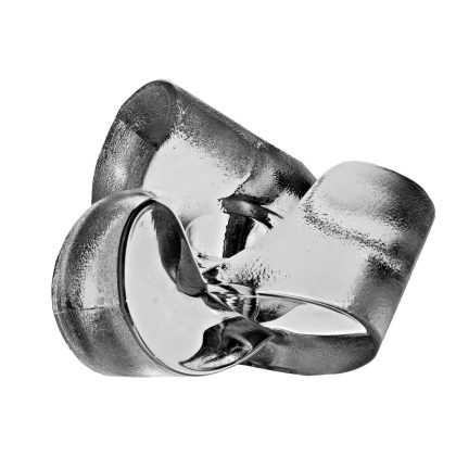 Kerzenhalter Bleikristall Glas Schleifenband 5cm